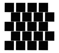 HORIALENCE 20 Piezas de Insertos Organizadores de Joyas de Esponja Negra para Caja de Joyería Protección y Orden en Expositor de Joyas