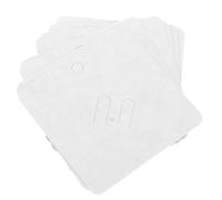 HORIALENCE 200piezas Tarjetas de Exhibición para Broches de Papel Blanco Portapines Pre-cortados para Organización y Venta de Joyería para Pequeñas Empresas y Accesorios de Pulsera