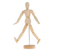 HORIALENCE 4 Piezas de Maniquí de Madera Articulado para Dibujo y Decoración Artesanal, Modelo de Boceto Detallado Adecuado para Artistas y Manualidades en Casa