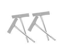 HORIALENCE 4 Piezas Soporte de Varilla para Señal de Mano de Acero Inoxidable Soporte Multifunción para Cartel de Bienvenida Exhibición Portátil para Eventos Deportivos Desfiles y Recepciones