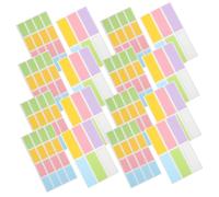 HORIALENCE 40 hojas Etiquetas Adhesivas Clasificatorias Autoadhesivas Impermeables Páginas de Etiquetas Coloridas para Identificación y Organización Casa y Oficina