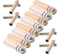 HORIALENCE 40 Piezas de Tope de Cordón de Metal para Cordones de Zapatos, Diseño Simple y Portátil, Ideales para Adornar y Sujetar Cordones en Calzado