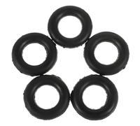 HORIALENCE 5 Piezas de Enrollador de Hilo de Goma Negro para Máquina de Coser Doméstica, Accesorios Maquina de Coser Compatibles Butterfly y Flyingman