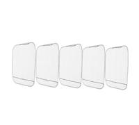 HORIALENCE 5 Piezas Protectores De Asientos De Coche Fundas Transparentes De Pe Para Asiento Trasero Alfombrilla Antipatadas Para Uso Diario Coche