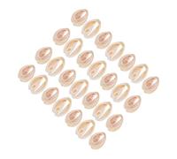 HORIALENCE 50 Colgantes de Conchas Marinas Naturales Beige para Hacer Joyas DIY Diseño Único, Accesorios para Pulseras y Llaveros Estilo Océano Simple y Elegante