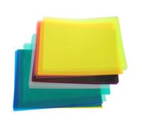 HORIALENCE 50 Hojas Papel Celofán Translucente Colores para Manualidades Infantiles Papel Decorativo para Envolver Regalos y Proyectos Artísticos Láminas Plásticas Colores para Filtrar Luz y