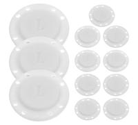 HORIALENCE 6 pares Botones Magnéticos Redondos para Coser Blancos Broches Invisibles para Abrigos y Manualidades Accesorios de Costura Duraderos