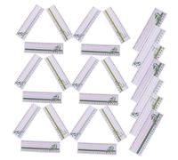 HORIALENCE 60 Hojas Etiquetas para Escritorio de Couché Adhesivas para Aulas Decoración de Mesas Escolares Placas Identificativas Infantiles de Unidades