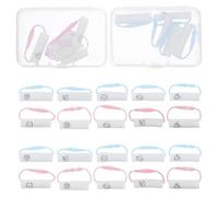 HORIALENCE 80 etiquetas para botellas de agua, etiquetas impermeables para zapatos, para guarderías para zapatos, mochilas escolares, equipaje de viaje, útiles escolares.