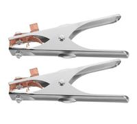 HORIALENCE Abrazadera de Tierra para Soldador Eléctrico 300a, Pinza de Conexión a Tierra de Alta Conductividad, Juego de 2 Unidades Resistentes para Equipo de Soldadura Manual y Profesional