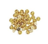 HORIALENCE Alfileres De Corbata Diy 100 Piezas Broches De Solapa 12mm Con De 8mm Accesorios De Joyería Manualidades Cierre De Presión Resistente y Ligero Adecuado Para Etiquetas De Nombre y Bricolaje