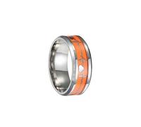 HORIALENCE Anillo de Pareja Noctilucente Unisex Electrocardiografía Anillo Elegante de Dedo Diseño Creativo para Ceremonias 7 para