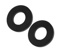 HORIALENCE Anillos Amortiguadores de Caucho Negro para Automóvil, Juego de 2 Piezas, Junta Superior de Montaje para Torre de Suspensión, Almohadillas de Goma para Reducción de Vibraciones