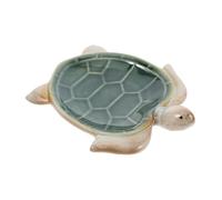 HORIALENCE Bandeja Organizadora Grande Forma de Tortuga, Bandeja Decorativa de Resina, Portallaves Multifuncional para Joyas y Dulces, Adecuado para Hogar y Oficina, 1 Unidad