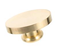 HORIALENCE Cabezal de Sello de Lacre de Latón para Sobres, Tamaño Oval 30x20 Mm, Accesorio para Sello de Cera DIY en Invitaciones de Boda y Embalaje, Herramienta Manual para Sellar Cera