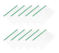 HORIALENCE Carpetas de Archivo de Plástico Verde Varilla para Documentos A4, Organizador de Archivos Fácil Clasificación, Paquete de 10 Piezas para Uso Escolar y Personal