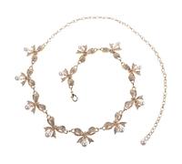 HORIALENCE Cinturón De Cadera Lazo Para Mujeres Cadena Decorativa De Cintura De Accesorio Elegante Para Ocasiones Especiales y Uso Diario Diseño Atractivo y Duradero