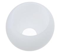 HORIALENCE Cubierta de Globo de Cristal Lechoso Mate para Lámparas Colgantes, Repuesto de Pantalla de Vidrio Globe, Doble Orificio 138 mm, Boca Plana, para Dormitorios