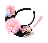 HORIALENCE Diadema De Concubina Accesorio Floral Cabello De Hanfu Para Disfraz De Cosplay Dinastía Qing Para Mujer y Niña