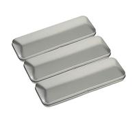 HORIALENCE Estuche Metálico para Lápices y Bolígrafos Tapa Abatible para Estudiantes, 3 Unidades, Tamaño 160x54x20 Mm, Organizador Diario para Escuela y Oficina