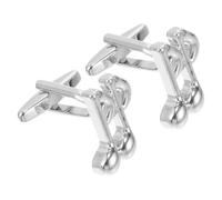 HORIALENCE Gemelos Masculinos Notas Musicales, Tachuelas de Traje de Aleación Pulida para Camisa, Accesorios de Ropa Elegantes para Eventos Formales y Negocios, 1 Par