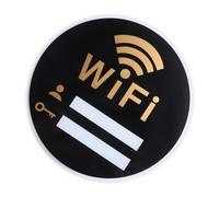 HORIALENCE Letrero Acrílico Wifi para Habitación de Invitados 30X20 Cm Resistente y Práctico Decoración de Oficina para Negocios y Cafeterías