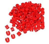 HORIALENCE Marcadores Práctica para Perchas de en de Ropa Tamaño Plástico Rojo, 100 Piezas Codificación por Colores para Organización en Armarios y Tiendas
