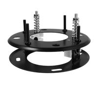 HORIALENCE Mecanismo de Inclinación para Tazón de Champú de Cerámica Negro Goma y Plástico, Accesorio Resistente y Estable para Cama de Lavado Ajustable Color Aleatorio