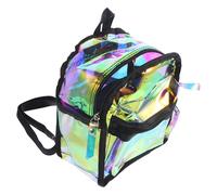 HORIALENCE Mochila Multifuncional Brillante e Iridiscente De Moda para Estudiantes, Mochila De Tamaño Pequeño Correas Ajustables para Viajes Cortos y Uso Diario Escolar