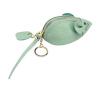 HORIALENCE Monedero Pequeño Diseño de Ratón de Cuero Flexible, Práctico y Resistente, Adecuado para Niñas y Uso Diario, Tamaño 14.5X7X6 CM, Obsequio Adorable