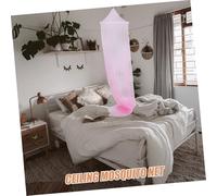 HORIALENCE Mosquitera de Cama Infantil con Diseño de Encaje Princesa Tipo Redonda Malla de Alta Densidad para Protección Total Instalación Suspendida Techo Decoración Elegante para Habitación