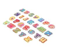HORIALENCE Parches Termoadhesivos de Letras Bordadas en Colores Variados, 26 Piezas, Tamaño Compacto, para Planchar y Decorar Ropa, Jeans, Mochilas y Accesorios, Parches de Ropa Grandes