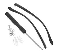 HORIALENCE Patillas de Repuesto para Gafas de Tr90 Negras, Accesorios Duraderos Acabado Fino para Uso Personal y Tiendas Profesionales