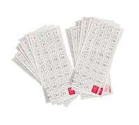 HORIALENCE Pegatinas para 24 Pcs Separadores de Libros Coloridos Accesorios para Planificadores Domésticos Etiquetas de Fecha Prácticas para Diarios y Planificación Mensual