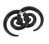 HORIALENCE Pendientes Espirales Inoxidable para Mujer Diseño Asimétrico de Caracol con Pendientes Góticos Falsos Comodos para Prolongado Perfectos para Ocasiones Diversas