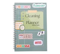 HORIALENCE Planificador de limpieza para adultos - Organizador de lista de tareas de limpieza reutilizable - para la gestión de tareas domésticas y familias con trastorno de hiperactividad (verde)