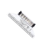 HORIALENCE Regla Paralela Rodante De Plástico 15 Cm Regla De Medición Multifunción Precisión para Dibujo Técnico Oficina y Estudiantes