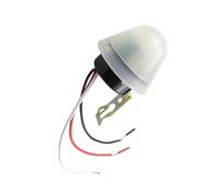 HORIALENCE Sensor Fotocélula Exterior con Diseño Moderno Resistente al Agua Control Automático de Luz para y Propiedades Vacías