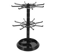 HORIALENCE Soporte Organizador de Colgar Collares Diseño Giratorio y Multi Ganchos para Colgar Joyas y Accesorios Pequeños en Escritorio Habitación