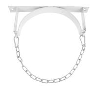 HORIALENCE Soporte para Cilindro de Gas y Tanque de Oxígeno de Acero Blanco, Montaje en Pared, 1 Juego, Diseño Versátil, para Laboratorios y Escuelas