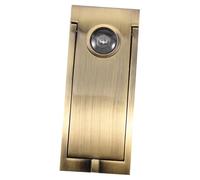 HORIALENCE Tirador de Puerta de Aleación de Zinc con Mirilla de Seguridad Diseño Minimalista para Entrada Principal Protección y Estilo para Hogar y Negocios