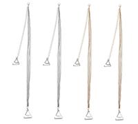 HORIALENCE Tirantes de Sujetador Metálicos Perlas, 2 Pares Ajustables para Mujer, Accesorios para Bodas y Prendas Tirantes Desmontables