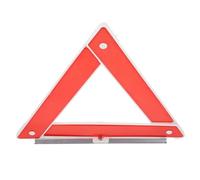 HORIALENCE Triángulo de Seguridad Plegable para Coche, Señal de Advertencia Reflectante para Emergencias en Carretera, Tamaño Pequeño, Plástico y Metal Resistente, Kit Esencial Automotor