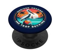 Horizon Chasing Y Trop Rocking - Trop Rock And Sailing PopSockets PopGrip Adhesivo