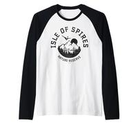 Horizon Forbidden West Isle of Spires Nature Reserve Camiseta Manga Raglan