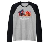 Horizon Zero Dawn Aloy and Talanah Khane Padish Portrait Camiseta Manga Raglan