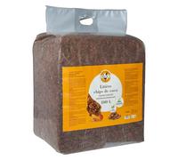 horizont Arena de coco de 100 l gruesas, biodegradables y compostables, virutas de coco, para aves de corral, animales pequeños, arena para animales pequeños, terrarios