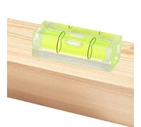 Horizontal Bubble Level - Portable Bubble Spirit Level Gradienter, Square Water Levels Vial, Levelling Alignment Gauge | Block Gradient Measuring Tool For Bricklaying Carpentry Plumbing Home D