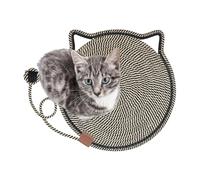Horizontal Cat Scratcher, Round Scratching Mat, Cat Scratch Pad, Floor Kitten Scratcher with Multifunctional and Sturdy Design for Your Feline Companion, 1 Piece