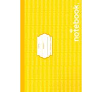 Horizontal Landscape One Subject Composition 6x9 Notebook with 120 pages: Vibrant colors that are easy to keep track of: essential pattern matte ... journaling, time-blocking, bullet journaling